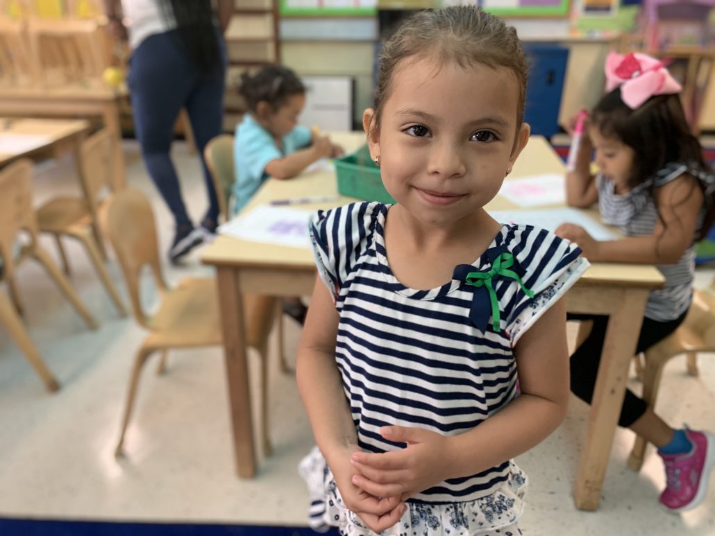 “My favorite part [of the program] was writing my name. I can write my name now! We did reading too. We read pattern books,” said rising Hyde kindergartner Camilla De Paz. 